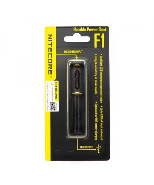 Nitecore F1 Flex Outdoor Charger (18650, 16340, 14500)