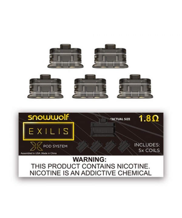 SnowWolf Exilis XPod Coils (5-Pack)