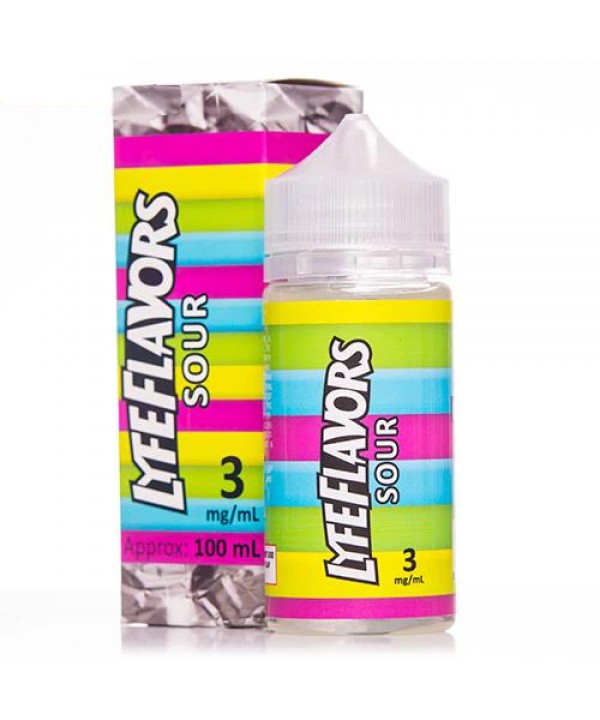 Sour By Lyfe Flavors E-Liquid