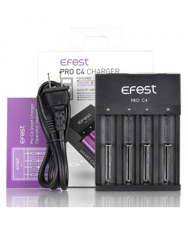 Efest Pro C4 Smart Battery Charger
