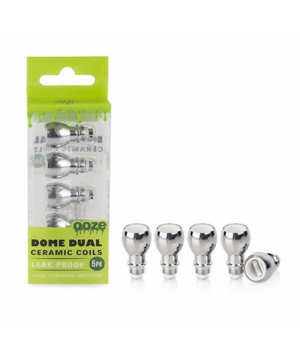 Ooze Dome Dual CERAMIC Coils | 5-Pack