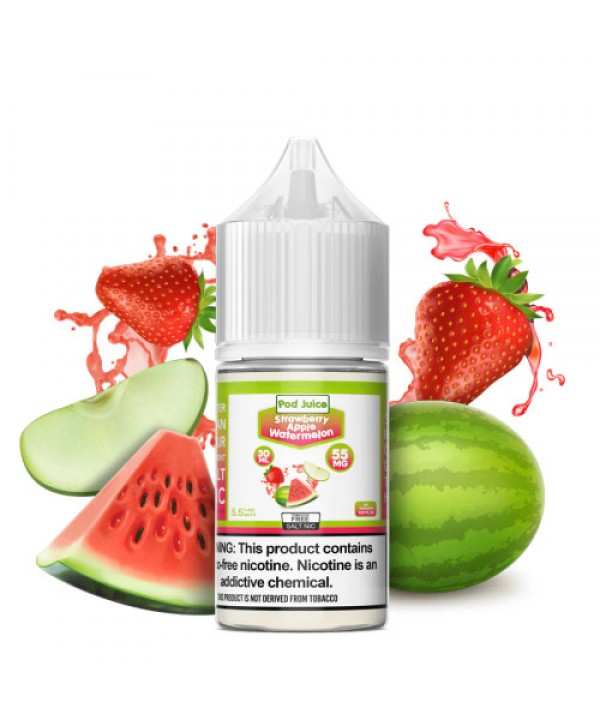 Strawberry Apple Watermelon by Pod juice TFN Salt