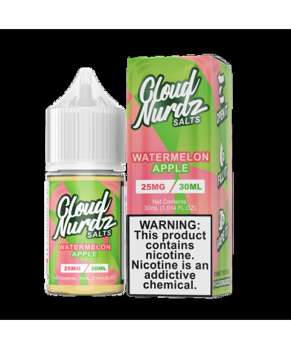 Watermelon Apple By Cloud Nurdz Salts E-Liquid