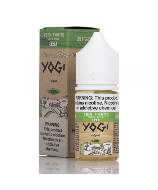 Green Apple Ice By Yogi Farms Salt E-Liquid