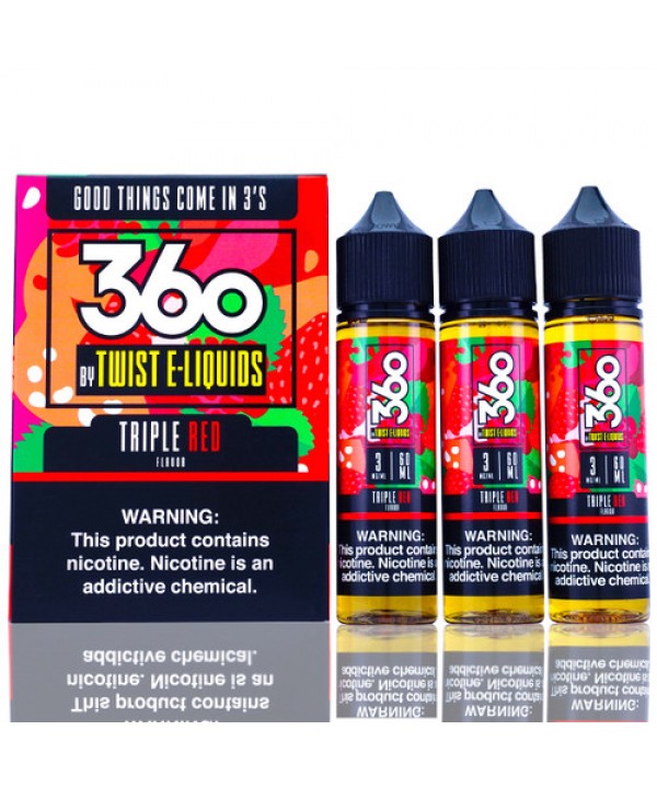 Triple Red by 360 Twist E-Liquid