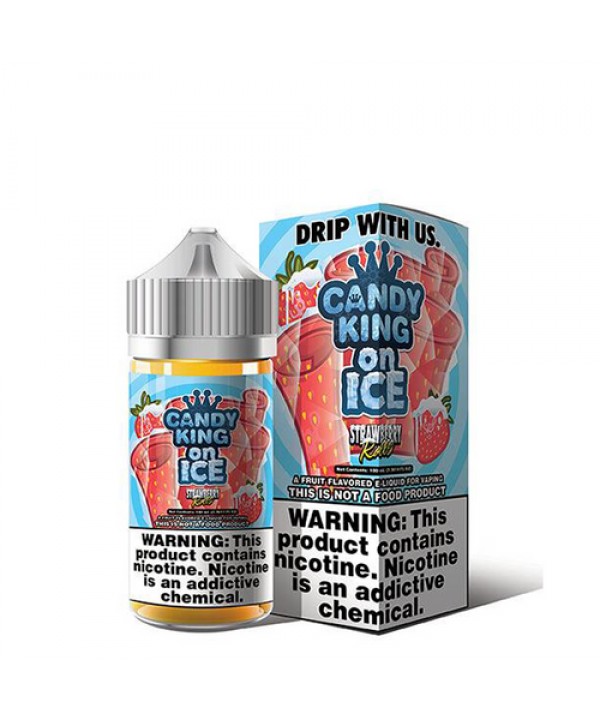 Strawberry Rolls Ice by Candy King On Ice E-Liquid