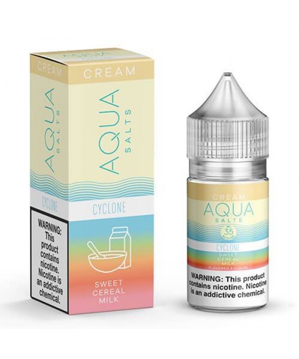 Cyclone By Aqua Cream Salt E-Liquid