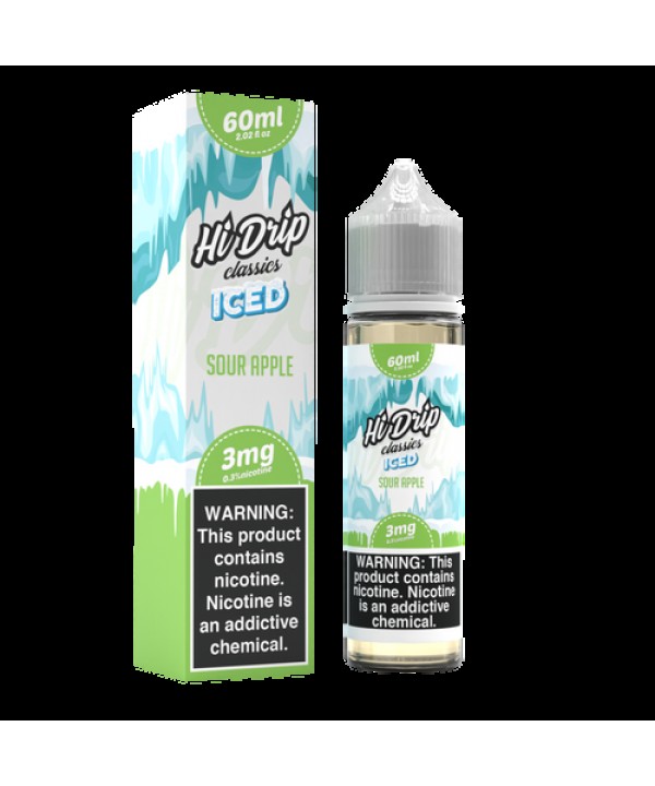 Sour Apple Iced by Hi-Drip Classics E-Liquid