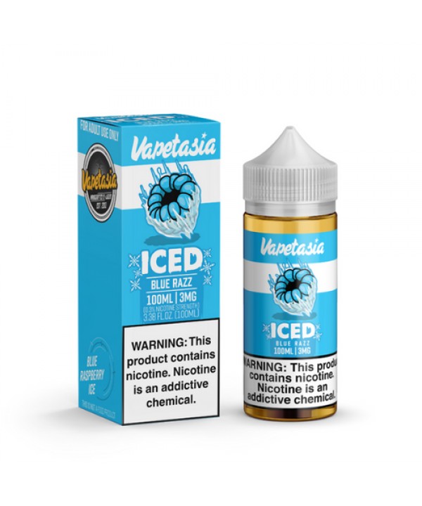 Killer Fruits Blue Razz Iced by Vapetasia Tobacco-Free Nicotine Series E-Liquid