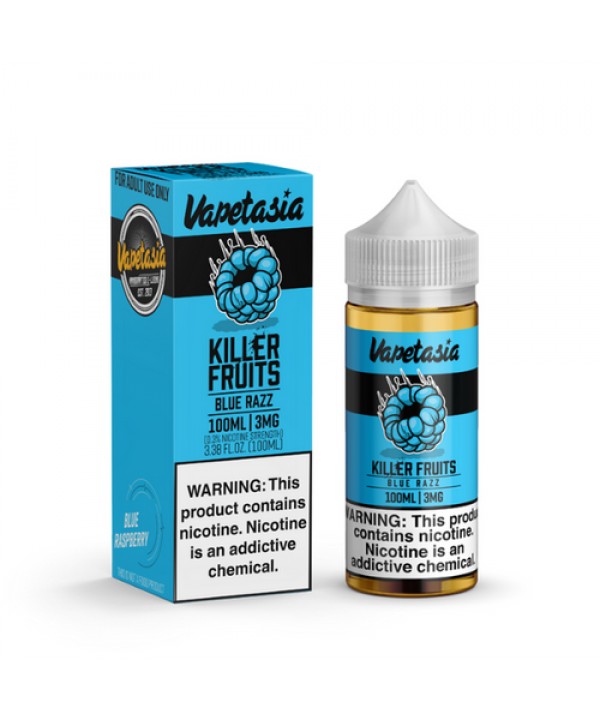 Killer Fruits Blue Razz by Vapetasia Tobacco-Free Nicotine Series E-Liquid