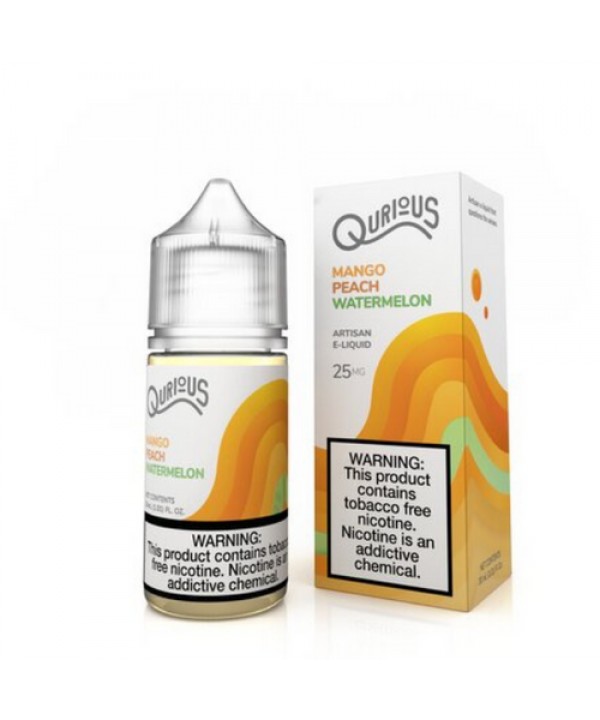 Mango Peach Watermelon by Qurious Tobacco-Free Nicotine Salt Series E-Liquid