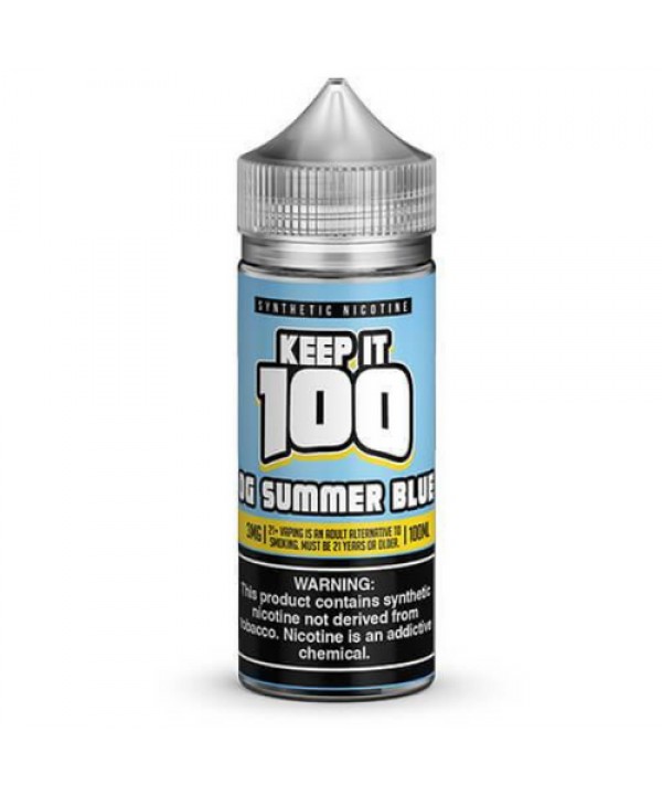 Summer Blue by Keep It 100 Tobacco-Free Nicotine Series E-Liquid