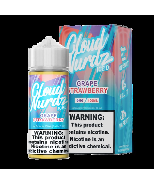 Grape Strawberry Iced by Cloud Nurdz E-Liquid