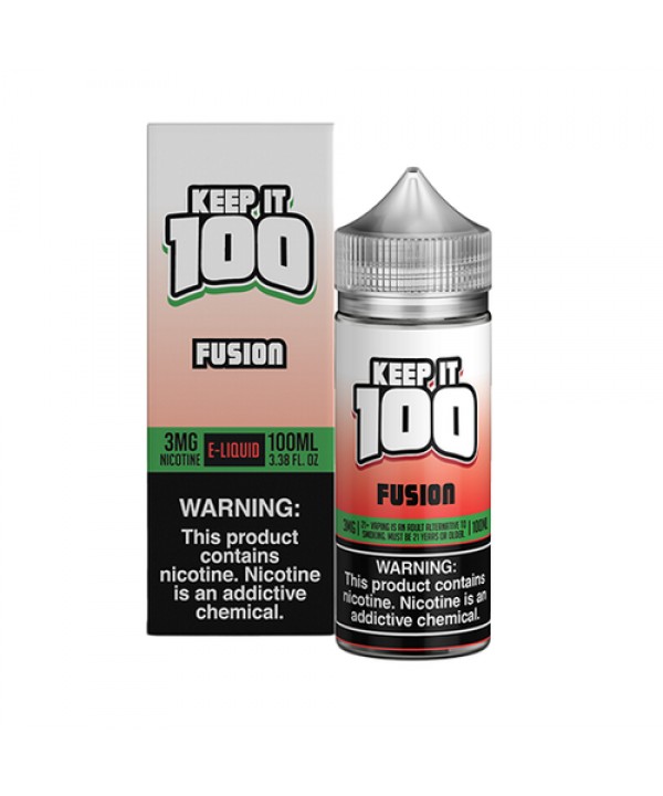 Fusion by Keep It 100 Tobacco-Free Nicotine Series E-Liquid