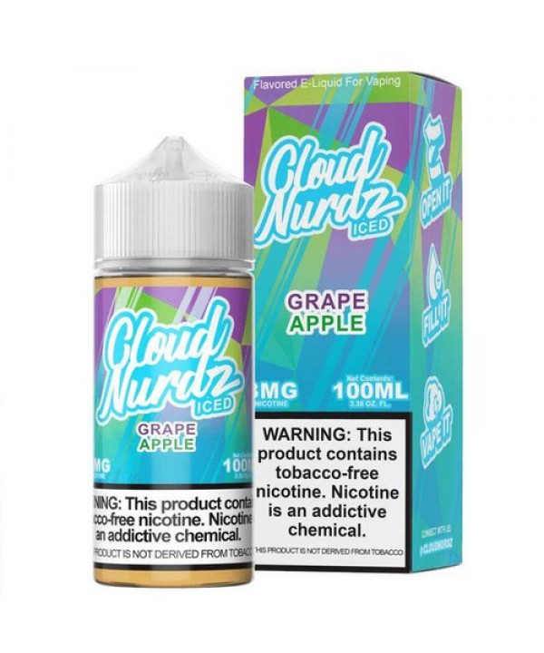 Grape Apple Iced by Cloud Nurdz Ice TFN E-Liquid