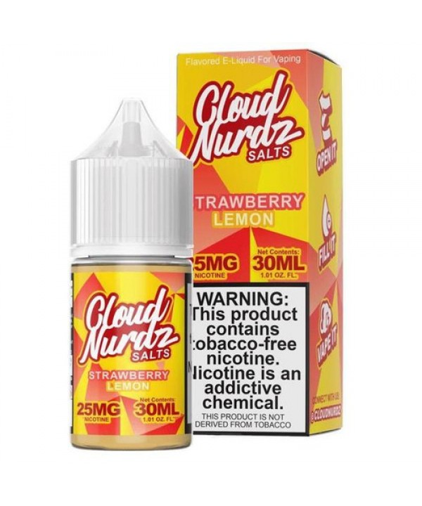 Strawberry Lemon by Cloud Nurdz TFN Salts E-Liquid