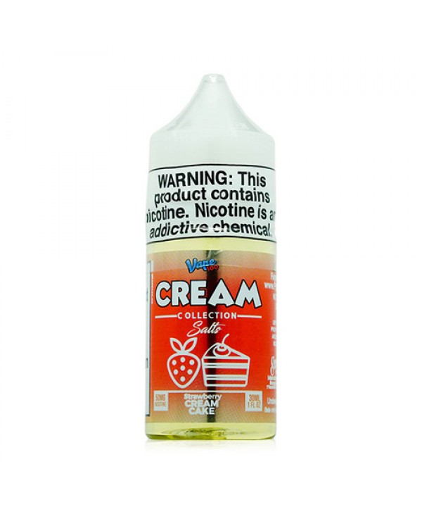 Strawberry Cream Cake Salt By Vape 100 Cream E-Liq...