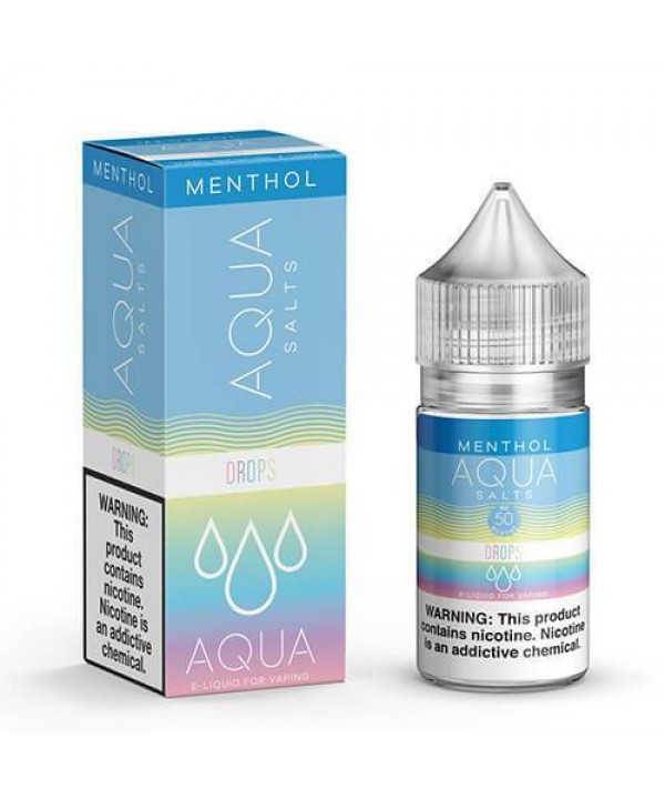 Drops By Aqua Menthol Salt E-Liquid