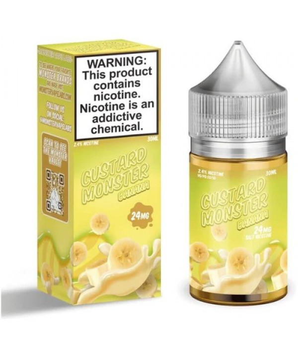 Banana Custard By Custard Monster Salts E-Liquid