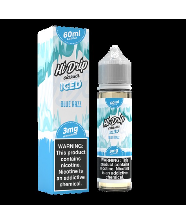 Blue Razz Iced by Hi-Drip Classics E-Liquid