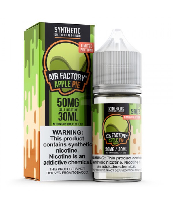 “Limited Edition” Apple Pie by Air Factory Salt Tobacco-Free Nicotine Series E-Liquid