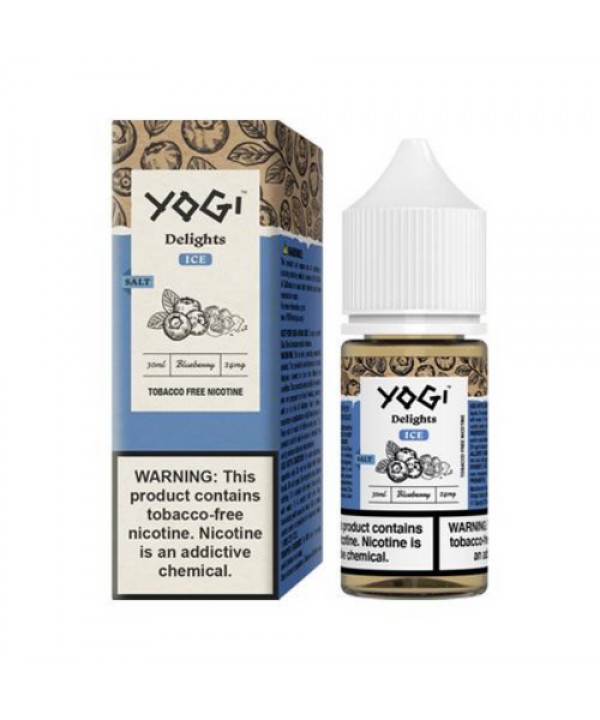 Blueberry Ice by Yogi Delights Tobacco-Free Nicotine Salt Series E-Liquid