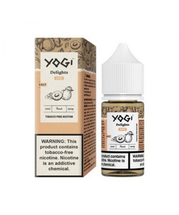 Peach Ice by Yogi Delights Tobacco-Free Nicotine Salt Series E-Liquid