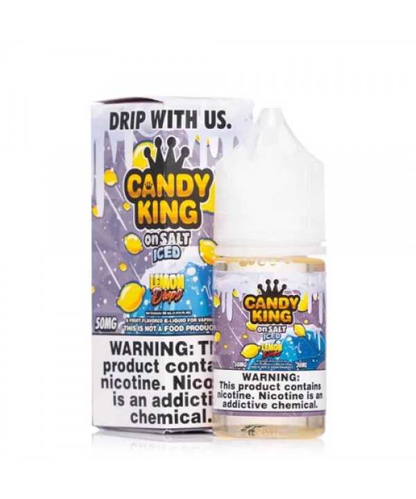 Lemon Drops By Candy King On Salt ICED E-Liquid