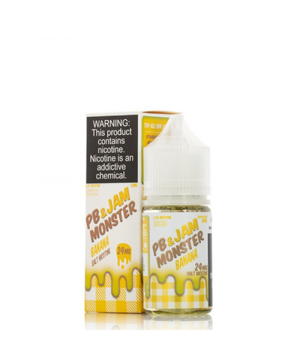 Banana PB & J By Jam Monster Salts E-Liquid