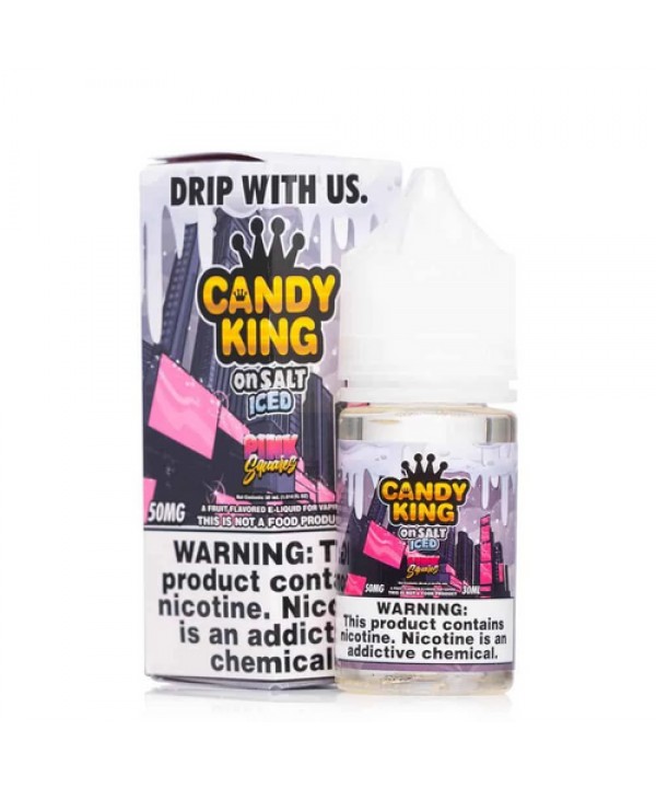 Pink Squares By Candy King On Salt ICED E-Liquid