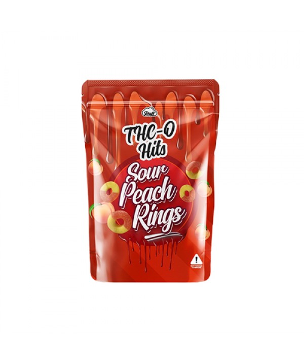 Puff Xtrax THC-O Hits Sour Peach Rings | 250mg