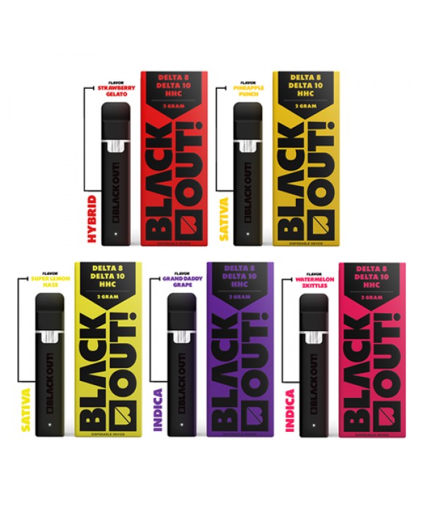 Black Out Delta-8 / 10 / HHC Disposable | 2-Gram