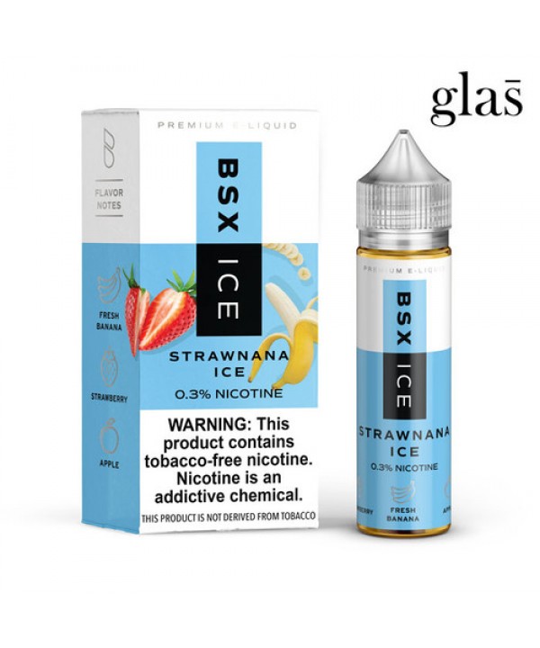 Strawnana Ice by GLAS BSX Tobacco-Free Nicotine Series E-Liquid