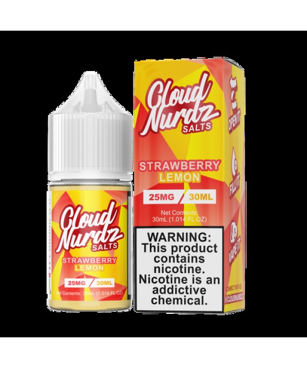 Strawberry Lemon By Cloud Nurdz Salts E-Liquid