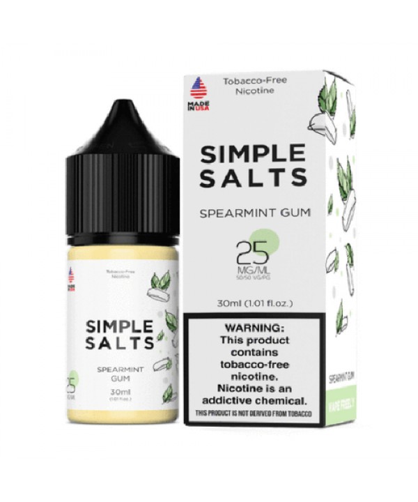 Spearmint Gum by Simple Salts E-Liquid