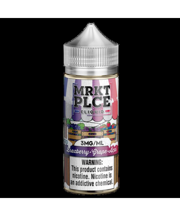 Iced Brazberry Grape Acai By MRKT PLCE Series E-Liquid