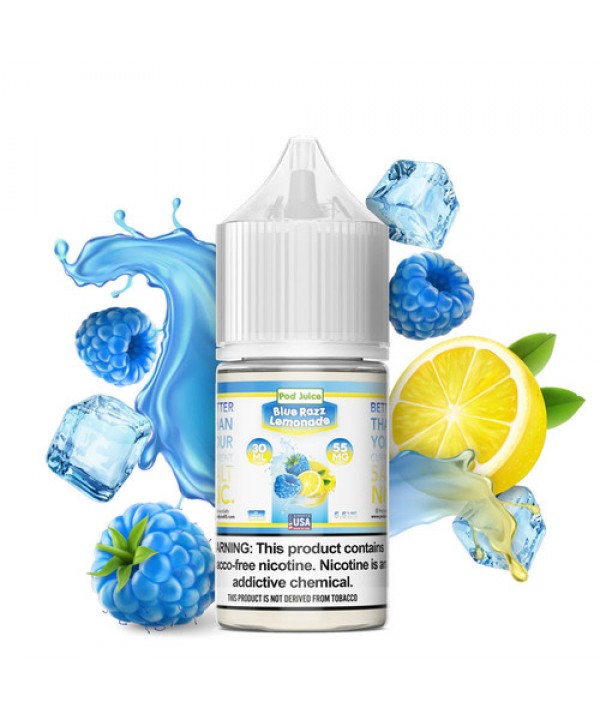 Blue Razz Lemonade Freeze by Pod Juice Salt