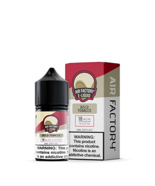 Bold Tobacco by Air Factory Salt E-Liquid | 30mL