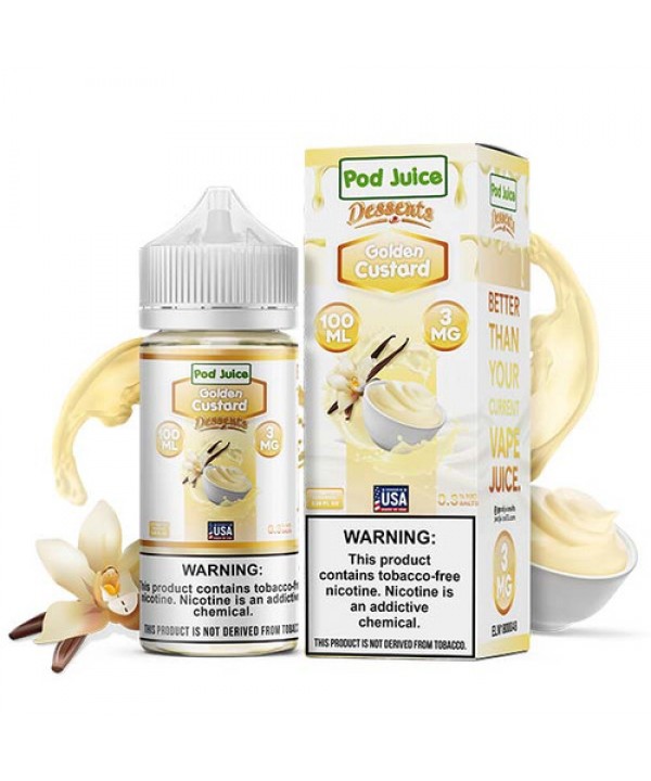 Pod Juice TFN Series 100mL - Golden Custard