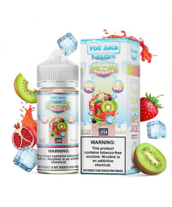 Pod Juice TFN Series 100mL - Strawberry Kiwi Pomberry Freeze