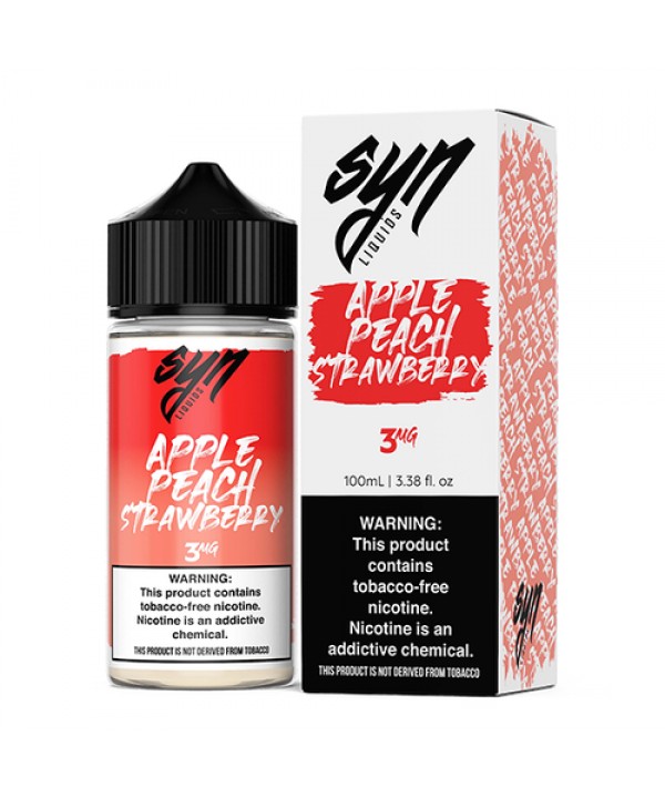 Apple Peach Strawberry by Syn Liquids 100mL Series