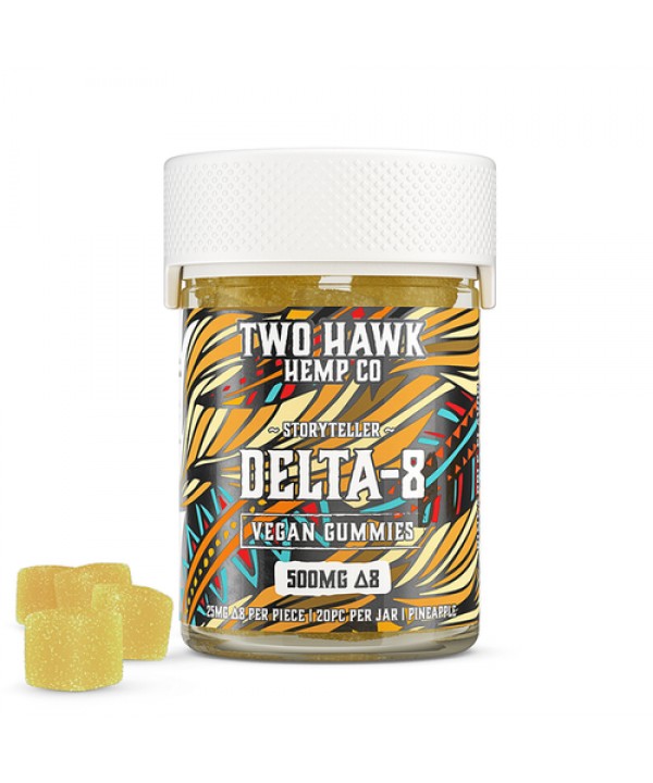 Two Hawk Hemp – Vegan D8 Gummies | 500mg – Storyteller