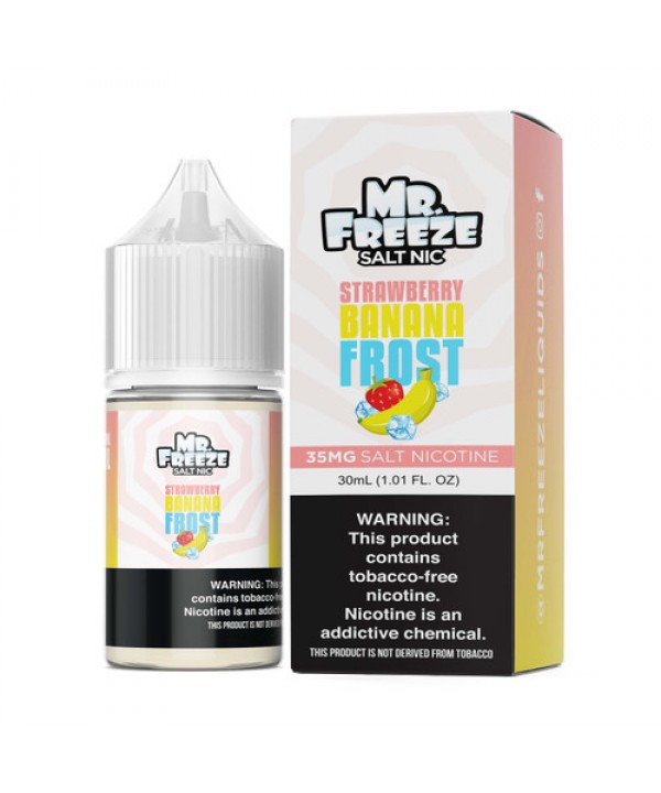 Mr. Freeze Tobacco-Free Nicotine Salt Series | 30mL - Strawberry Banana Frost