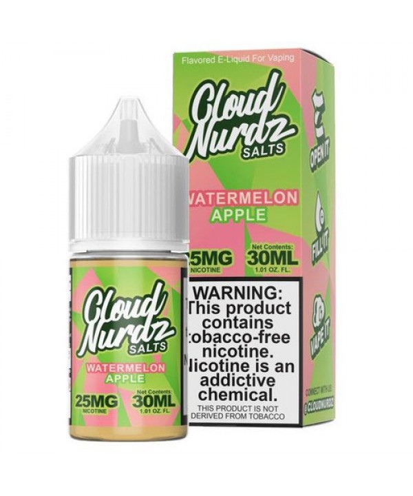 Watermelon Apple by Cloud Nurdz TFN Salts E-Liquid