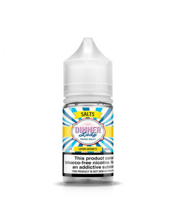 Lemon Sherbets by Dinner Lady Tobacco-Free Nicotine Salt Series E-Liquid