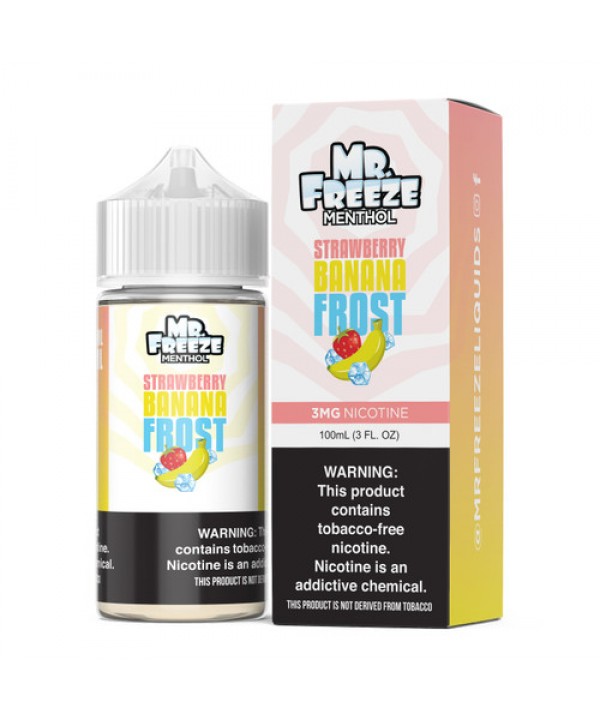 Mr. Freeze Tobacco-Free Nicotine Series | 100mL - Strawberry Banana Frost