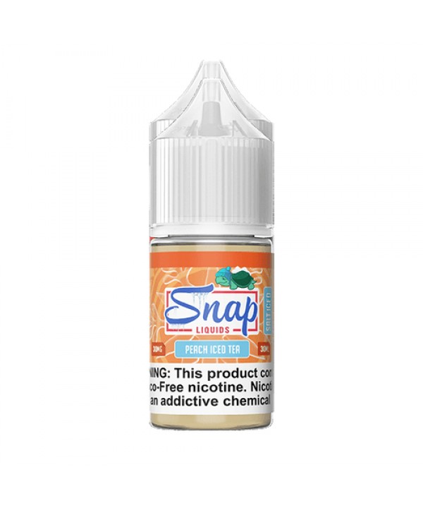 Peach Iced Tea Iced by Snap Liquids Salt Series 30mL