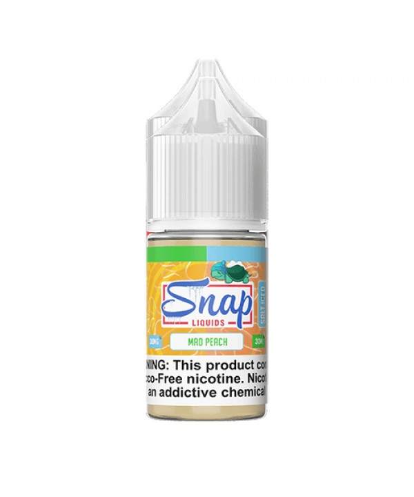 Mad Peach Iced by Snap Liquids Salt Series 30mL