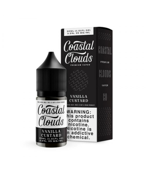 Vanilla Custard by Coastal Clouds Salt TFN E- Liquid