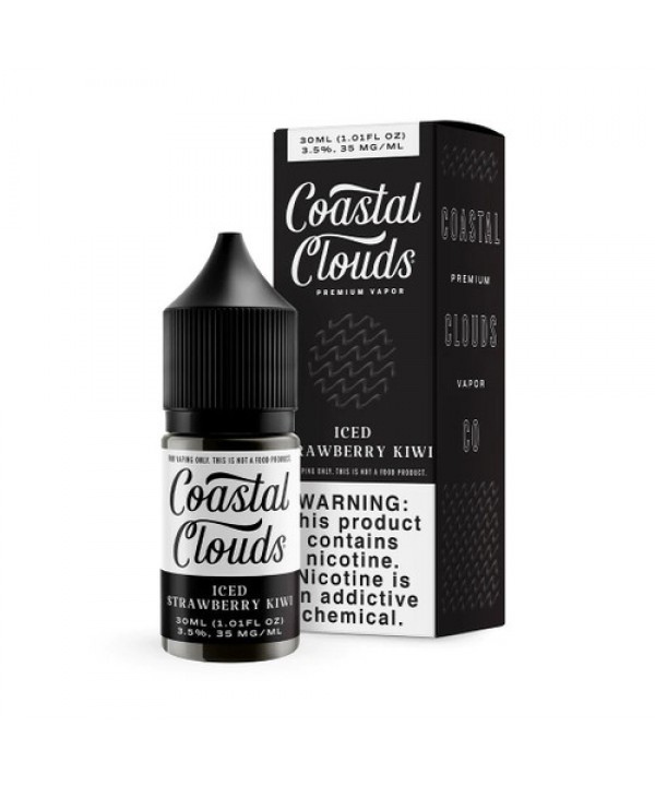 Iced Strawberry Kiwi by Coastal Clouds Salt TFN E-...